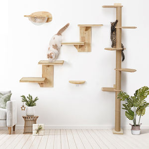 <span class=keywords><strong>Chat</strong></span> en bois sangsue 2 plate-forme <span class=keywords><strong>chat</strong></span> mur meubles arbre mural <span class=keywords><strong>chat</strong></span> flottant support - Product Image 1