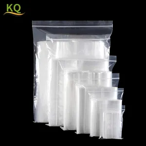 Resealable Packing Bags Transparent Zipper Zip Plastic Clear Plastic Bags Gift Zipper Grip Seal Bags
