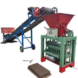 Trinidad và Tobago rỗng xi măng khối máy gạch dây chuyền sản xuất máy trộn băng tải giao hàng đến cảng Tây Ban Nha - Product Image 1