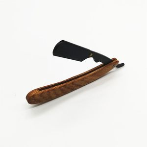 Wooden Handle and Stainless Steel Material Folding <b>razor</b> Old-fashioned <b>Men's</b> Shaver Salon <b>Razors</b> - Product Image 5