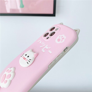 Funda 3d suave antiestrés para <span class=keywords><strong>iphone</strong></span>, funda protectora de silicona con personaje de gato 360 para <span class=keywords><strong>iphone</strong></span> <span class=keywords><strong>12</strong></span> <span class=keywords><strong>mini</strong></span> 8 7 <span class=keywords><strong>6</strong></span> 11 - Product Image 6