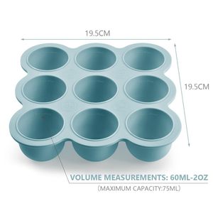 Bac à glaçons pour lait maternel, bac à glaçons en silicone de qualité alimentaire, <span class=keywords><strong>moule</strong></span> à glaçons, <span class=keywords><strong>moule</strong></span> de congélation pour aliments pour bébés en silicone - Product Image 3