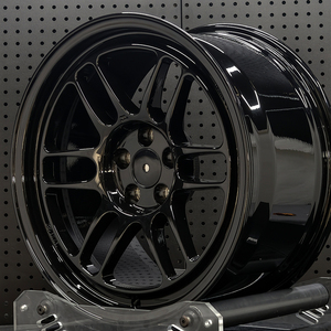 Jantes forgées monobloc concaves profondes noires brillantes de 15 à 24 pouces 5x130/114.3 pour Lotus Bletre Emira Renault <span class=keywords><strong>Megane</strong></span> <span class=keywords><strong>E</strong></span>-<span class=keywords><strong>Tech</strong></span> Kadjar - Product Image 6