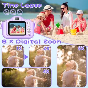 Nueva Cámara Infantil Unicornio, Linda Cámara Digital HD 1080P con Diseño de Caballo, Educativa, Funciona con Batería, Mini Cámara de Juguete para Niños Pequeños - Product Image 4