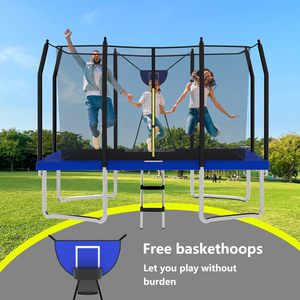 Zoshine - Fabricants de trampolines de haute qualité garantis, unisexes, 7x11 pieds, bon marché, durables, professionnels, pour l'extérieur, les enfants, la maison - Product Image 4