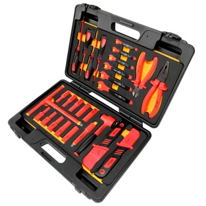 27 pezzi <span class=keywords><strong>Set</strong></span> di punte a cricchetto con presa isolata 1000V Kit di strumenti di manutenzione per veicoli nuovi strumenti di manutenzione per veicoli energetici - Product Image 3