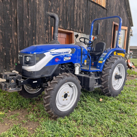 Traktor Roda Penggerak 4WD BABOSS Pertanian 70 HP Mesin Quanchai Pompa Motor Multifungsi untuk Membajak dan Menggemburkan Lahan Pertanian Kecil