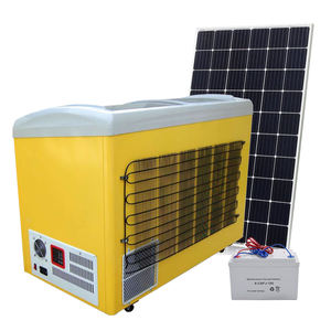 Pantalla de helado de yogur con energía <span class=keywords><strong>Solar</strong></span> DC más <span class=keywords><strong>vendida</strong></span>, congelador, escaparate de postres, nevera, nueva pantalla refrigerada para helado - Product Image 2