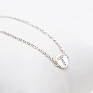 Hot Selling Letter 925 Sterling <b>Silver</b> Chain <b>Bracelet</b> <b>Adjustable</b> <b>Bracelet</b> for Women Ready to Ship - Product Image 2