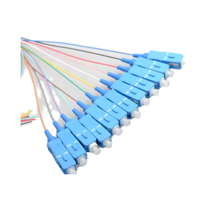 12 màu SC UPC cáp quang 0.9mm 1 mét FTTH CATV OM1 OM2 OM3 thiết bị viễn thông SC FC <span class=keywords><strong>LC</strong></span> ST PVC LSZH Bím Tóc - Product Image 3