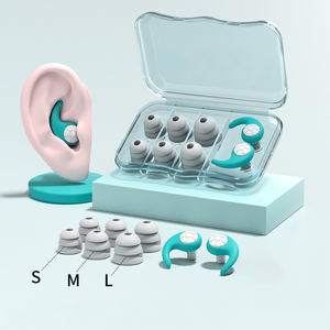 سدادة أذن صغيرة مقاومة للماء بتصميم ذيل السمكة داخل الأذن عازلة للصوت لتقليل الضوضاء - Product Image 6