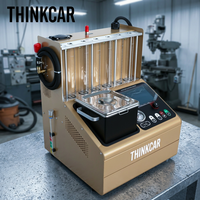 Máquina Limpiadora y Probador de Inyectores de Combustible THINKCAR GDI300 GDI EFI Piezo de 6 Cilindros, 220V, Herramienta de Limpieza Ultrasónica para Autos y Motocicletas