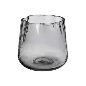 Sandra Rich Teelichtleuchter Rose ondulé Ø 8,5cm H8,5cm grau - Product Image 1