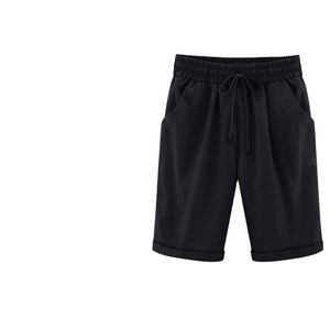 Shorts décontractés d'été 2026 pour femmes, <span class=keywords><strong>grande</strong></span> <span class=keywords><strong>taille</strong></span>, amples, longueur genou, style capri, fins, 5 poches - Product Image 5
