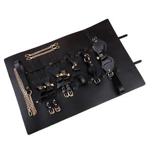 Set Bondage fatto a mano Fetish <span class=keywords><strong>Bdsm</strong></span> abiti e abbigliamento Fetish in pelle Bondage Set Bondage - Product Image 1
