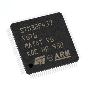 ไมโครคอนโทรลเลอร์ 100-LQFP IC MCU 32 บิต หน่วยความจำแฟลช 1MB 100LQFP รุ่น STM32F437 STM32F437VGT6 - Product Image 1