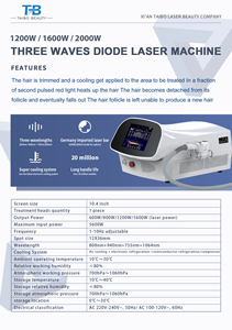 Modetrend Huidkliniek Laser Ontharing 3 Golflengten 755 808 1064 Salon Gebruik <span class=keywords><strong>Diode</strong></span> Laser Ontharingsapparaat - Product Image 3