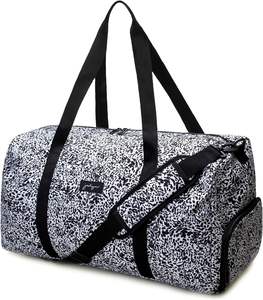 Muestra Gratuita de Bolsa de Deporte para Gimnasio y Viajes con Bolsa para Zapatos, Bolsa de Lona Plegable Impermeable de Gran Capacidad de Fábrica - Product Image 1