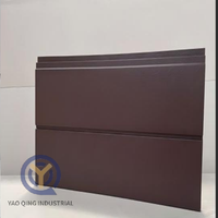 Revêtement mural en aluminium composite ondulé certifié CE résistant au feu, panneaux isolés en EPS pour bâtiments commerciaux