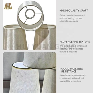 <strong>Wholesale</strong> <strong>Cheap</strong> Table <strong>Lamp</strong> Rustic Traditional Modern Design Fabric Lampshade for Pendant Light for Hotel Living Room Bedroom - Product Image 5