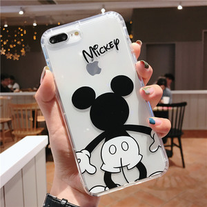Convient pour iphone12 téléphone portable pour iPhone12Pro/12mini Mickey Souris anti-goutte silicone housse de protection - Product Image 2
