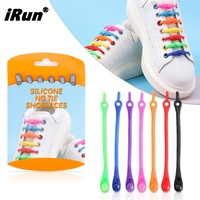 Lacets élastiques IRun taille unique, lacets en silicone imperméables sans nœuds, lacets en silicone pour bottes de travail et randonnée avec trou