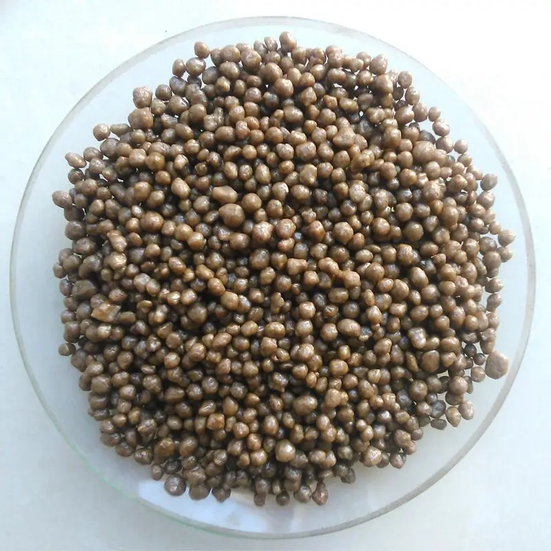 DAP 18-46-00 Diammonium Phosphate Brown or yellow color Granule, manufacturer in China, suitable for a variety of crops and soil