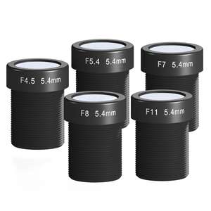 Objectif M12 de 5.4mm pour le contrôle de qualité automatisé Filtre de coupe IR du capteur 1/2.7 "disponible F4.5-F11 les objectifs M12 de longueur <span class=keywords><strong>focale</strong></span> 3MP 5.4mm - Product Image 1
