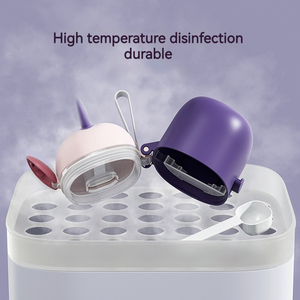 Vente en gros 240g récipient de stockage de lait en poudre en plastique sans BPA petite boîte distributrice de nourriture pour bébé avec poignée pour nouveau-nés - Product Image 4