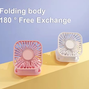 A Rechargeable, Foldable, Neck-hanging, Handheld Portable <b>Mini</b> Outdoor <b>Fan</b> - Product Image 2