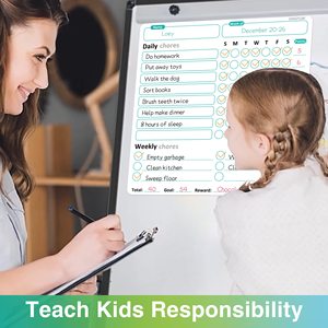Tabla <span class=keywords><strong>de</strong></span> <span class=keywords><strong>carta</strong></span> <span class=keywords><strong>de</strong></span> responsabilidad personalizada para adolescentes, <span class=keywords><strong>carta</strong></span> <span class=keywords><strong>de</strong></span> comportamiento, borrado en seco, <span class=keywords><strong>carta</strong></span> magnética para niños, varios niños - Product Image 6