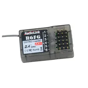 Radio Link R6FG V4 2,4 GHz ISM-Band 6-Kanal-Kreiselempfänger 400 Meter Steuer abstand für RC6GS RC4GS T8S/T8FB-Sender