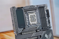 Carte mère de bureau M AXSUN MS-iCraft Z890 Pacific ATX avec écran LED de 3,4 pouces, DDR5 double canal (OC), Wi-Fi 7, USB4, compatible Intel 14e/15e génération, nouvelle