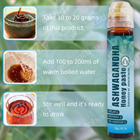 Pâte de miel d'ashwagandha Vitahealthy avec des extraits naturels de plantes et une texture lisse pour une nutrition quotidienne Pâte de miel d'ashwagandha