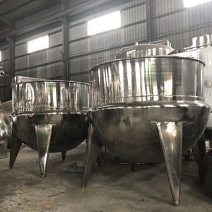 Bollitore a doppia parete in acciaio inox personalizzato Huashang con miscelazione automatica per impianti di lavorazione alimentare industriale - Product Image 2
