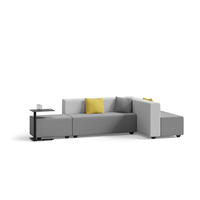Nouvelle arrivée : Ensemble de canapés modulaires modernes en forme de T pour bureau, hôtel, école, projet commercial