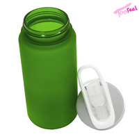 Bouteilles d'eau Tritan 600 ml, Carafe à eau élégante avec mots de motivation, Grande bouteille d'eau motivante avec marqueur de temps