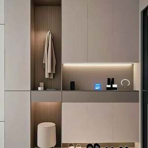 ตู้เสื้อผ้าห้องนอนไม้เนื้อแข็งระดับไฮเอนด์หรูหราดีไซน์ทันสมัยตู้เสื้อผ้าแบบวอล์กอินสำหรับเฟอร์นิเจอร์ - Product Image 1