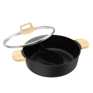 Venta directa de fábrica, sartén para <span class=keywords><strong>salpicaduras</strong></span> multifuncional de aluminio fundido a presión, Mini sartén para leche con salsa de aceite caliente con <span class=keywords><strong>tapa</strong></span> de vidrio - Product Image 6