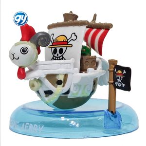 6pc/lot Barco une pièce Anime Figure mille ensoleillé <span class=keywords><strong>bateau</strong></span> <span class=keywords><strong>Pirate</strong></span> marine <span class=keywords><strong>bateau</strong></span> allant joyeux modèle Mini Collection jouet enfant cadeaux - Product Image 4