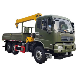 Camión <span class=keywords><strong>de</strong></span> Carga Pesada DONGFENG 6x6 con Grúa Telescópica <span class=keywords><strong>de</strong></span> 260HP y Pluma Telescópica con Capacidad <span class=keywords><strong>de</strong></span> 20 Toneladas, Personalizable <span class=keywords><strong>de</strong></span> Fábrica - Product Image 1