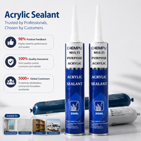Mastic acrylique extérieur décoratif, résistant aux taches, élastique, pour fissures murales, remplisseur d'espaces acrylique soigné