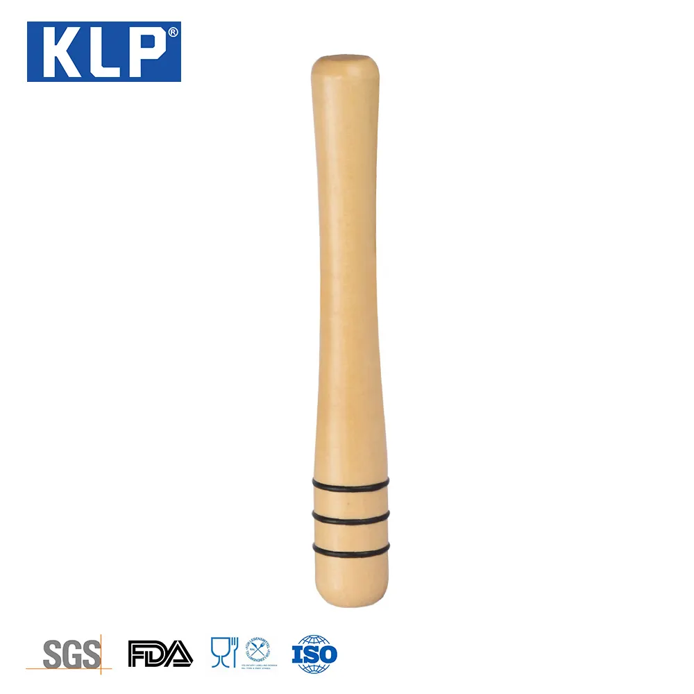 KLP de alta calidad camarero herramientas de madera Bar Muddler Bar Accesorios