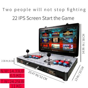 Nouvelle Boîte de Jeu Arcade 2025 de Haute Qualité 10000-en-1 3D WiFi avec Lumière LED, Console Séparée, Prise en Charge de 1 à 4 Joueurs - Product Image 2
