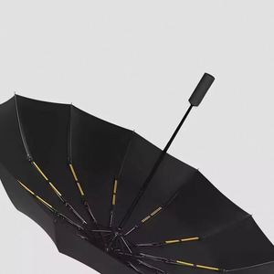 Custom Logo Portable Automatic Open Strong Three <b>Folding</b> Windproof Compact Travel Car Foldable UV Umbrella - Product Image 5