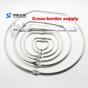 ห่วงโลหะสีเงินแบบสกรูล็อค ยี่ห้อ YIWANG สำหรับกระเป๋า  แบบกำหนดเองได้ ทนทาน - Product Image 1