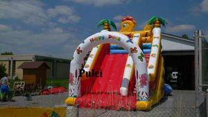 Happy Duckling Outdoor Yard Inflatable <strong>Slides</strong> Inflatable Playground for Kids and Adults Support Customization - Product Image 3
