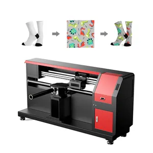 Custom Logo Men's Blank Socks with 3D Design Fashion Digital Sublimation Print on Inkjet Printers