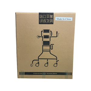 Déambulateur en forme de U à 4 roues avec siège 73x88x19 cm pour patients hémiplégiques, usage intérieur - Product Image 2