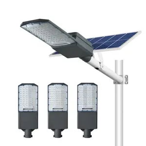 Commercial Aluminum Waterproof Outdoor All In 2 Led Solar Street Light 100W 200W 300W 600W 800W Street Lights